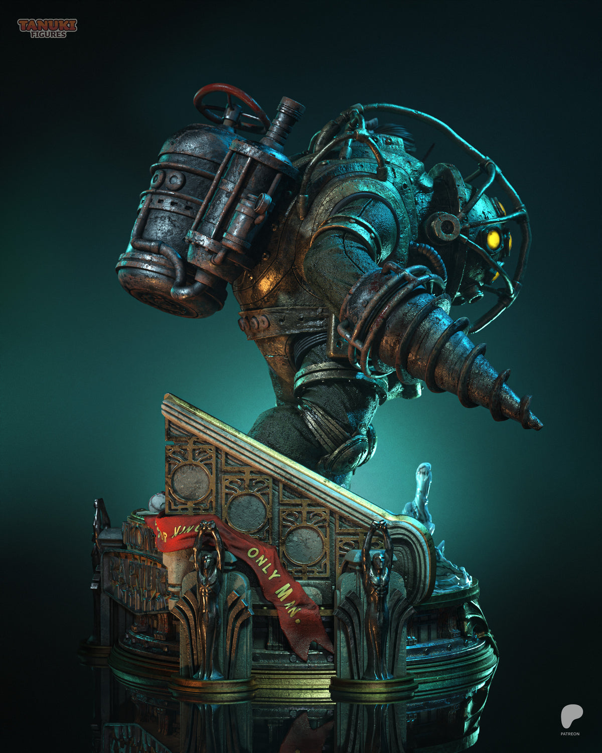 Bound By Rapture - Maximum Detailed 16K Resin Statue