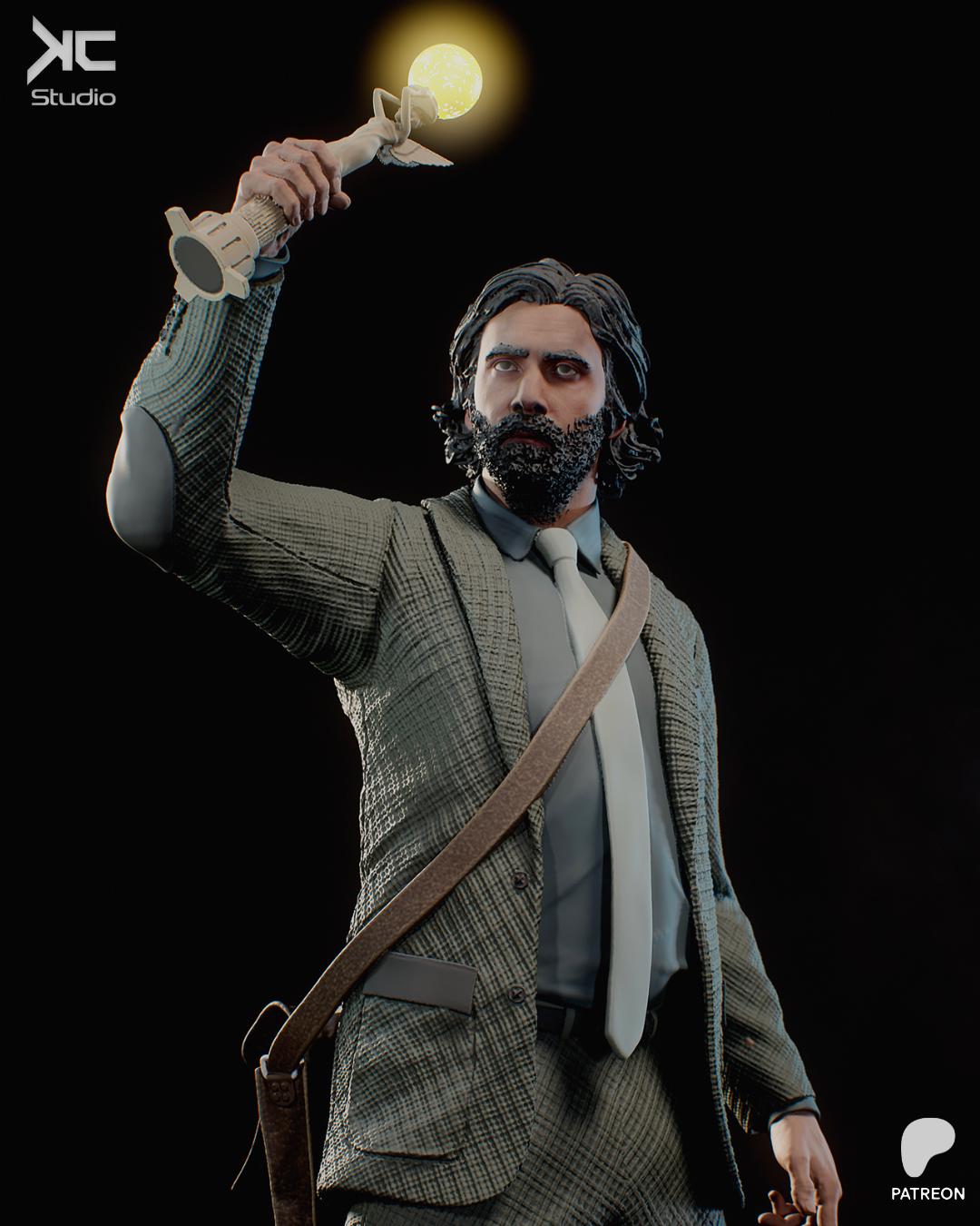 The Nightbound Author - Maximum Detailed 16K Resin Statue