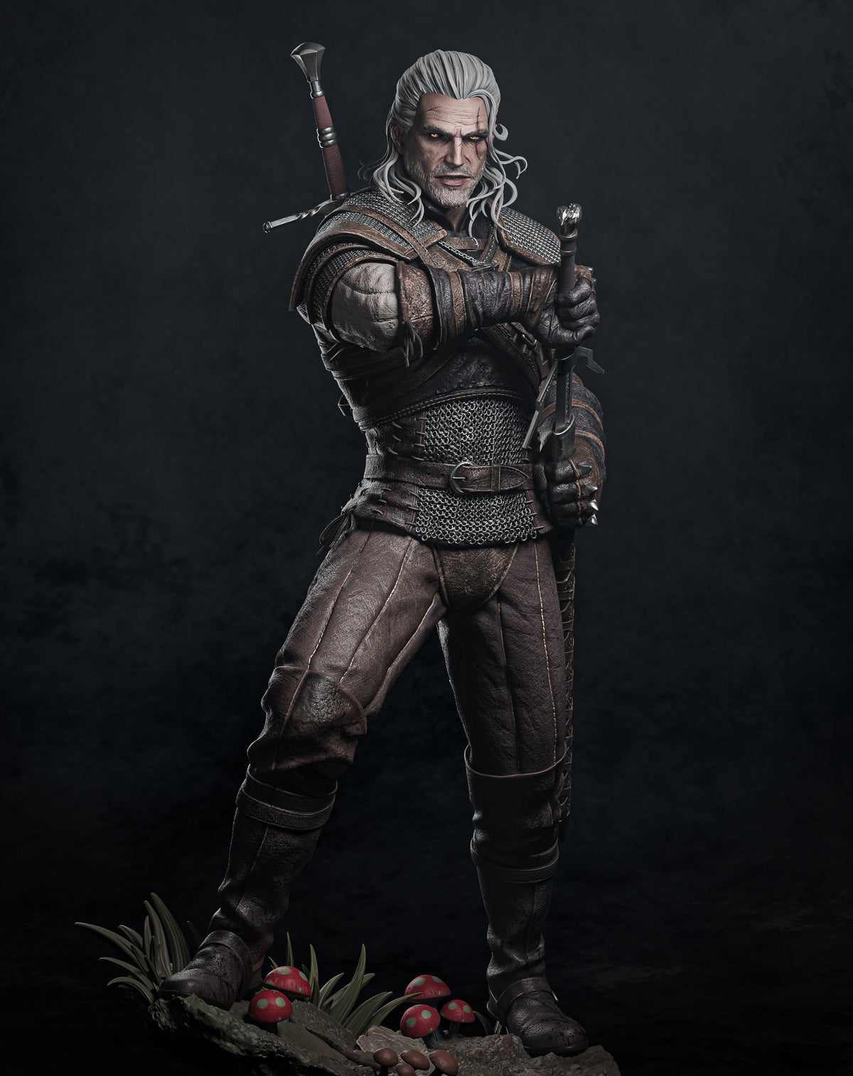 The Wolfs Hunt - Maximum Detailed 16K Resin Statue
