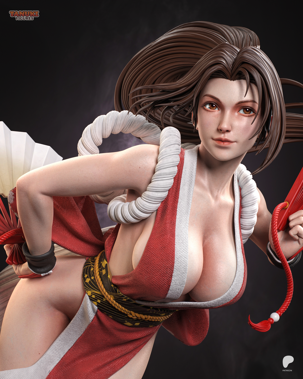 The Burning Fan - Maximum Detailed 16K Resin Statue