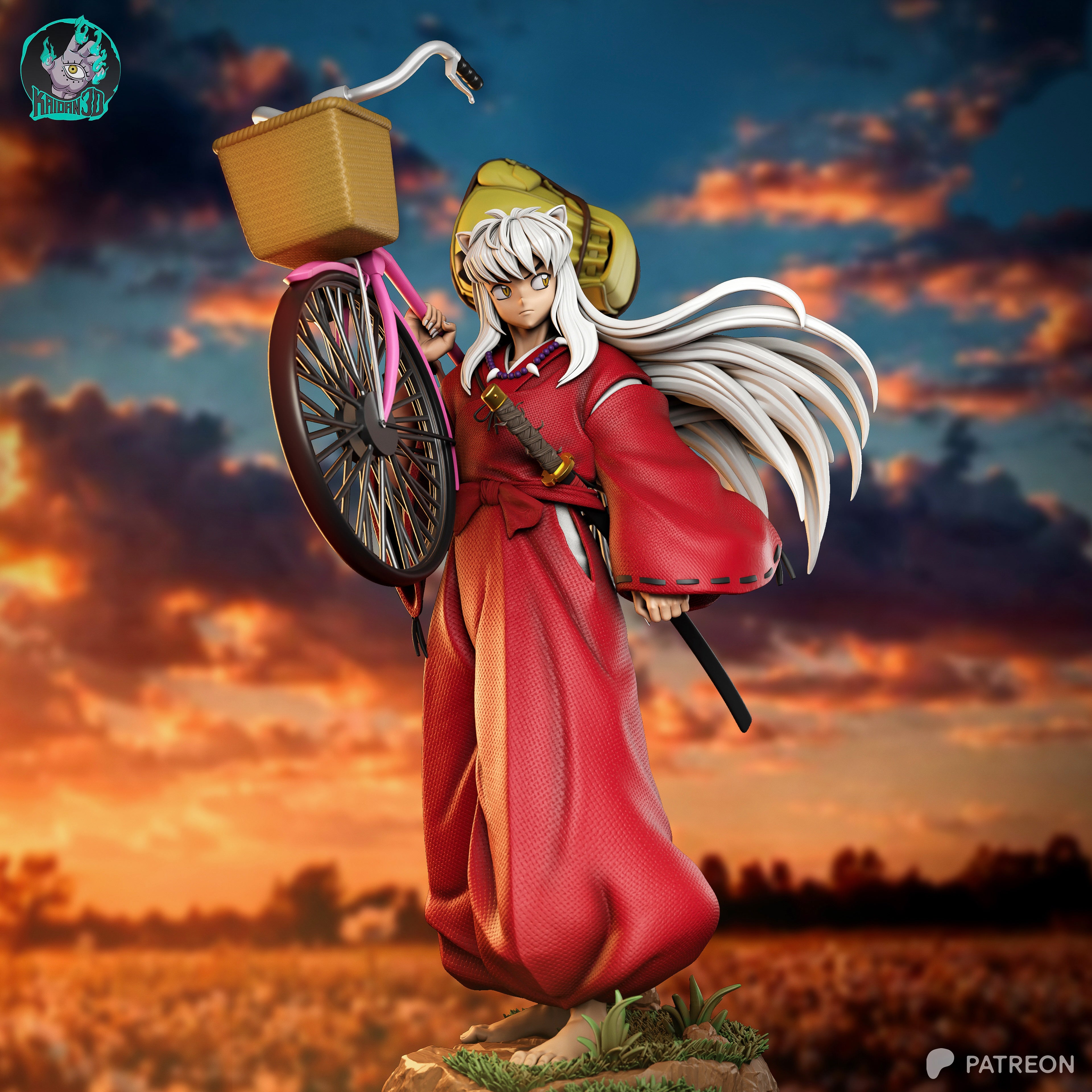 Fang-Bound Wanderer - Maximum Detailed 16K Resin Statue