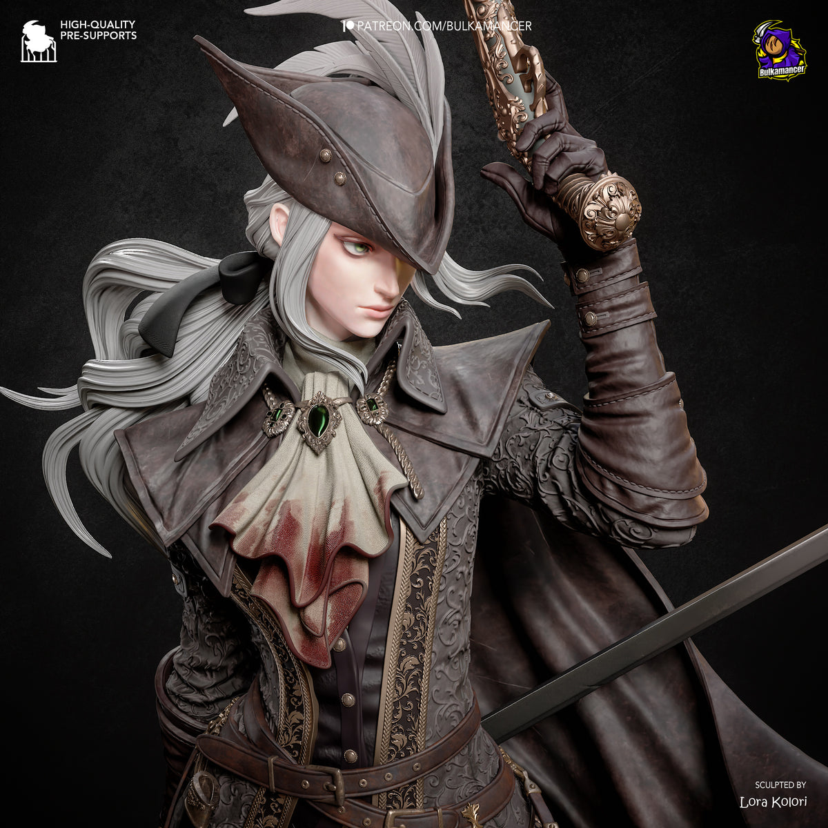 Scarlet Elegy - Maximum Detailed 16K Resin Statue