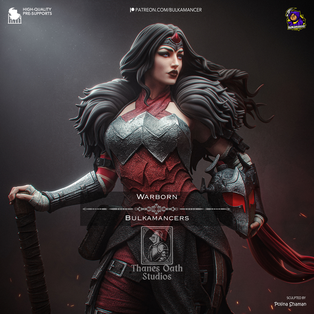Warborn - Maximum Detailed 16K Resin Statue