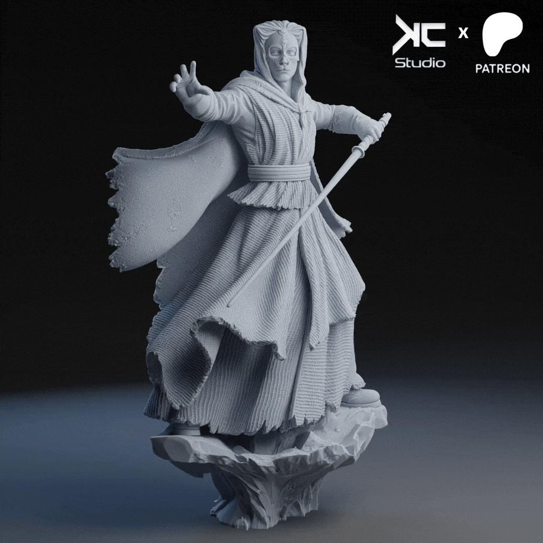 Veiled Dark Lord - Maximum Detailed 16K Resin Statue