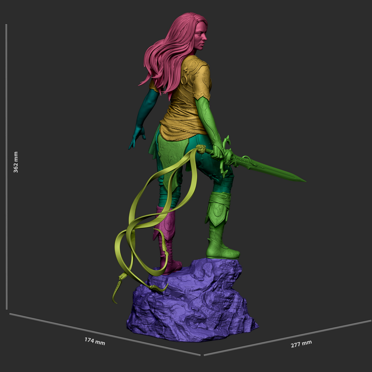 Tamer Of Gods - Maximum Detailed 16K Resin Statue