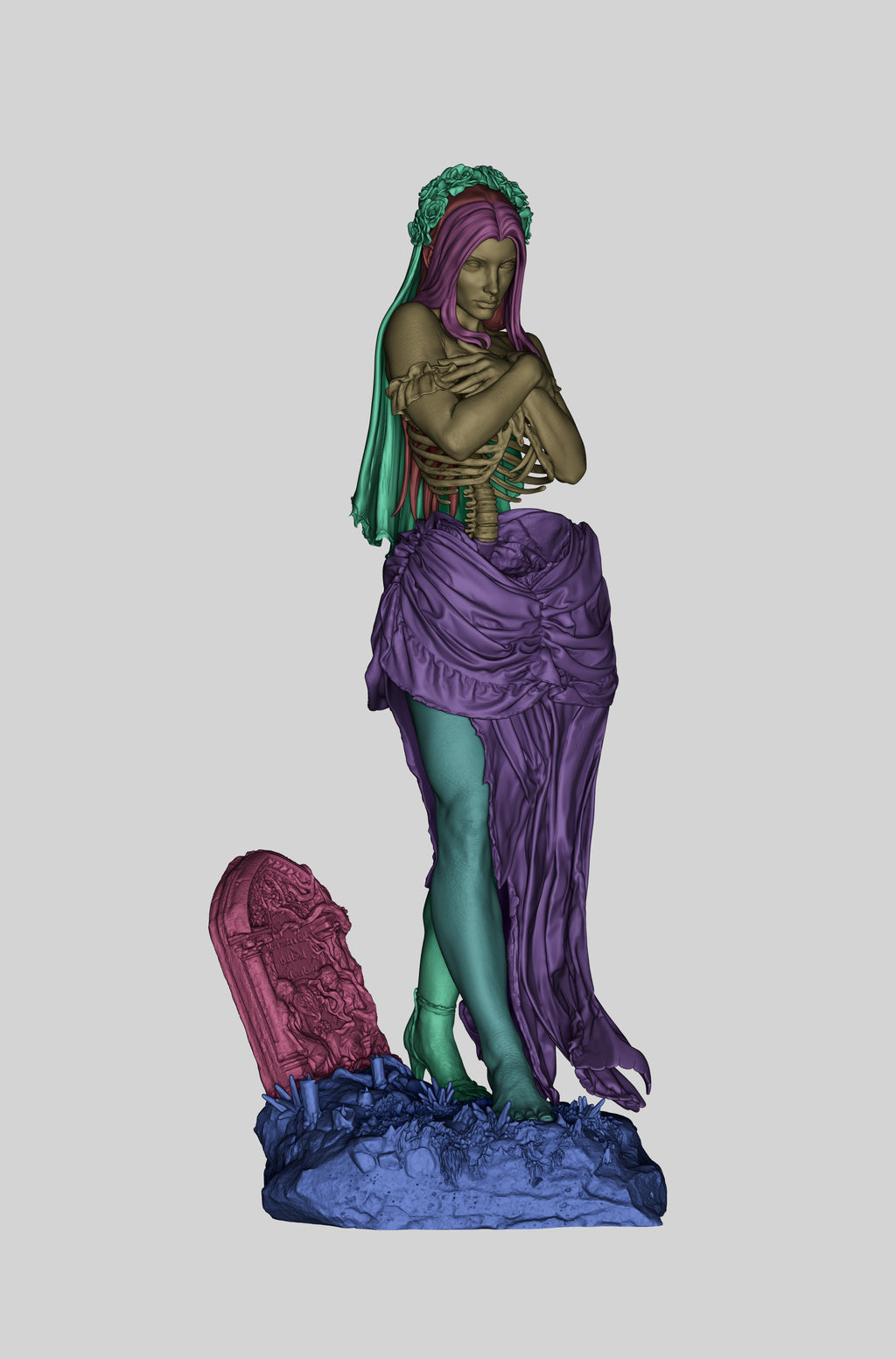 The Undead Bride - Maximum Detailed 16K Resin Statue
