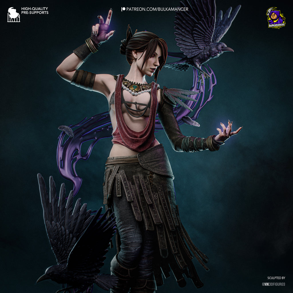 Witch Of The Wilds - Maximum Detailed 16K Resin Statue