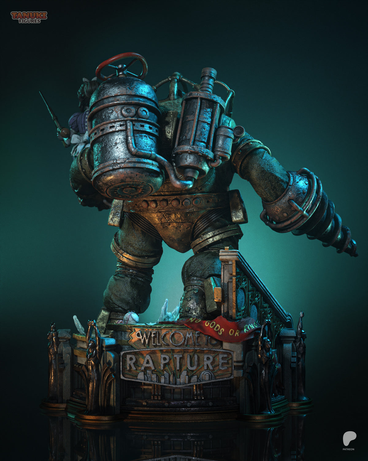 Bound By Rapture - Maximum Detailed 16K Resin Statue