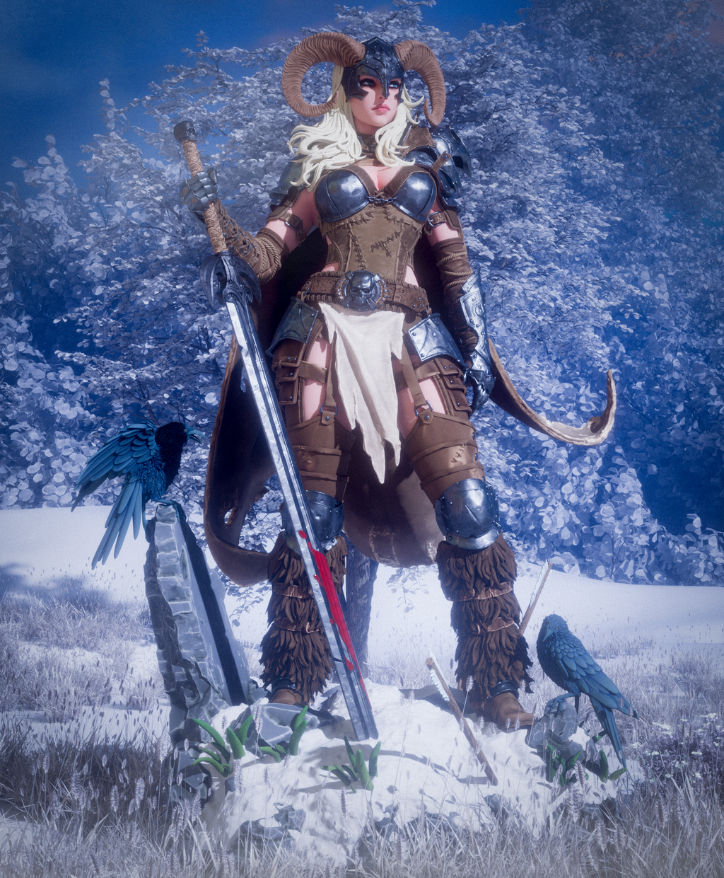 Warrior Of The North - Maximum Detailed 16K Resin Statue