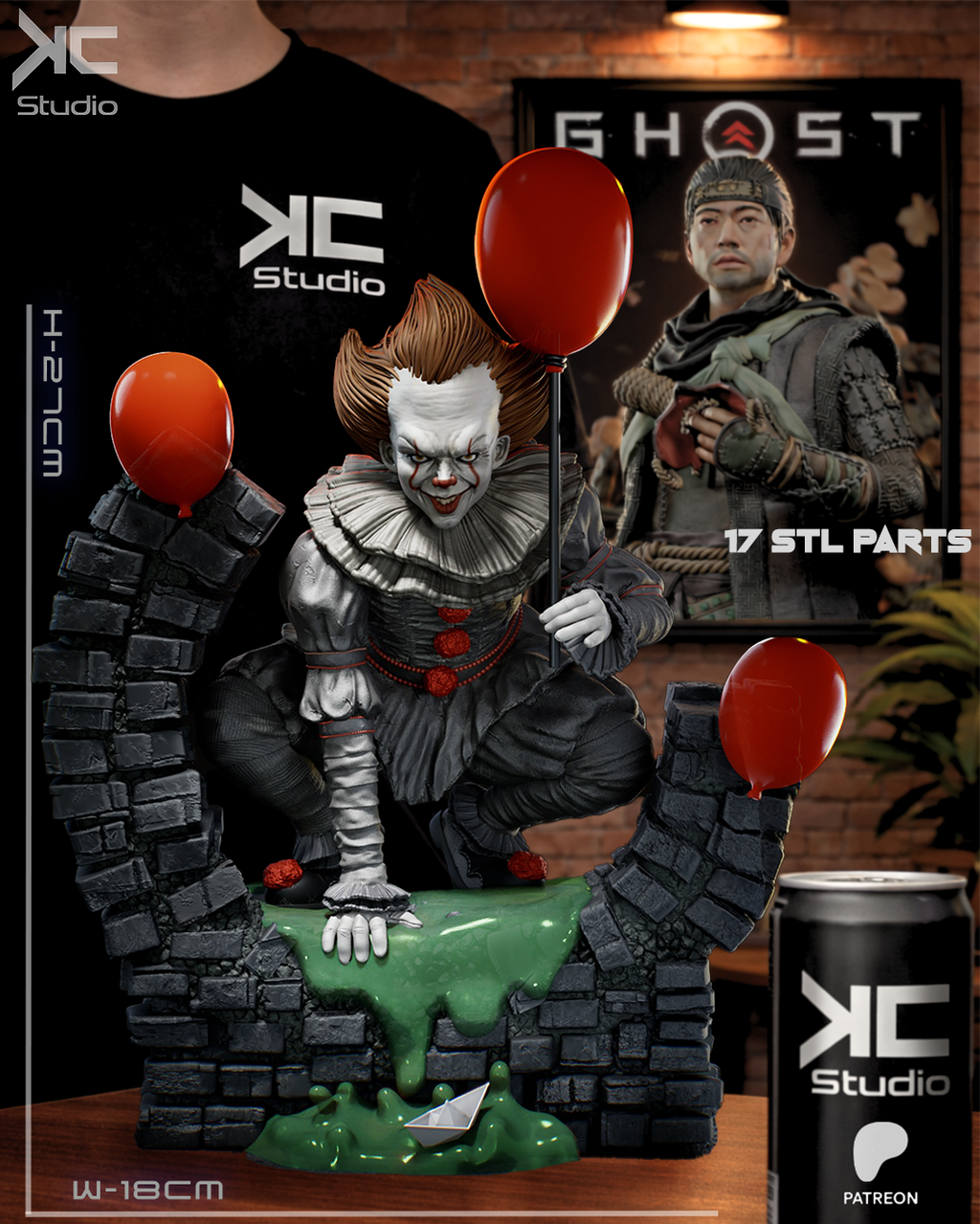 We All Float - Maximum Detailed 16K Resin Statue