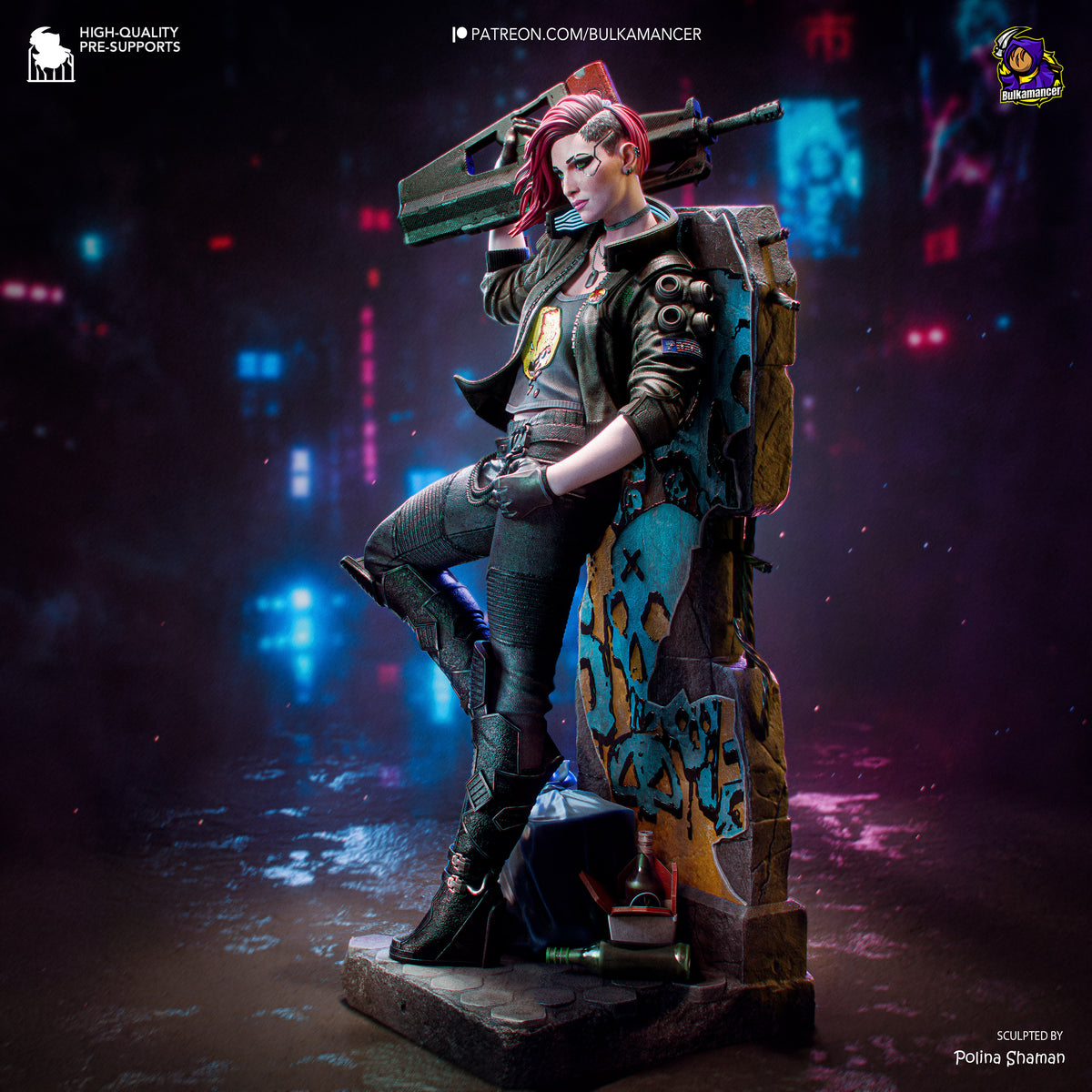 Neon Outlaw - Maximum Detailed 16K Resin Statue