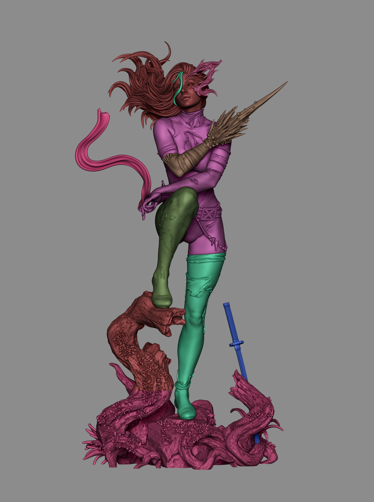 Blade Of The Wild - Maximum Detailed 16K Resin Statue