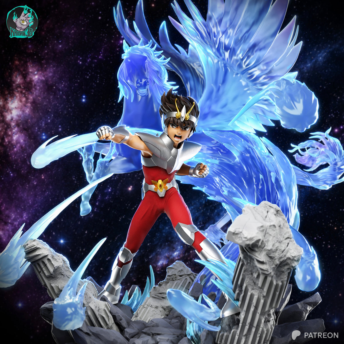 Pegasus Ascendant - Maximum Detailed 16K Resin Statue