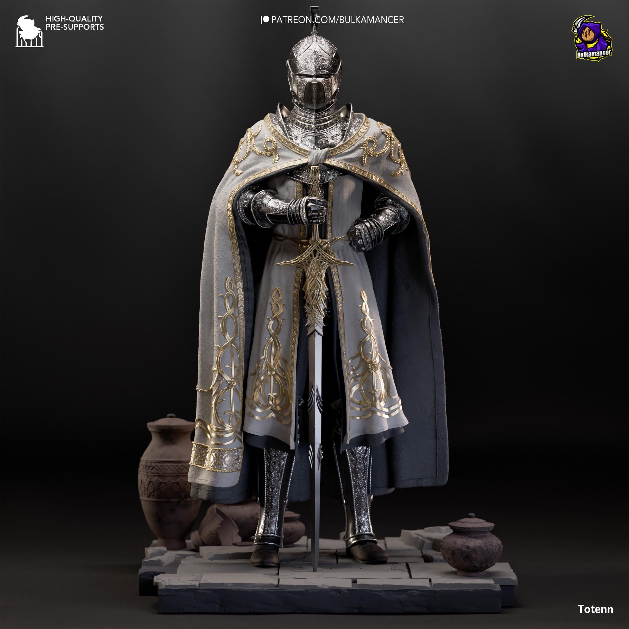 Knight of The Kind Lord - Maximum Detailed 16K Resin Statue