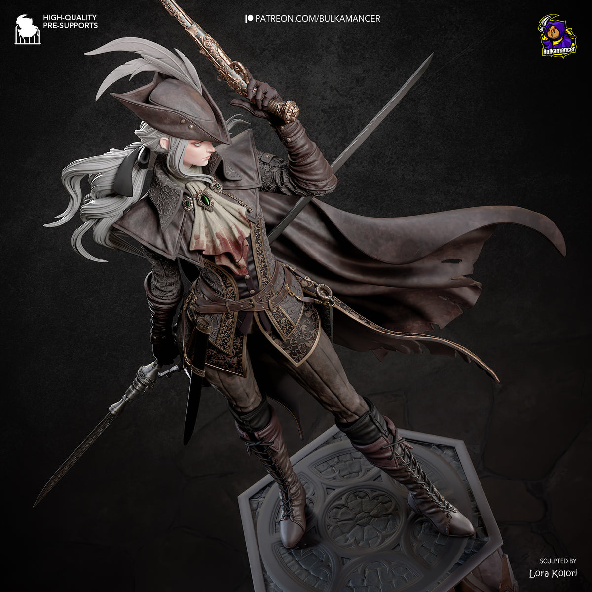Scarlet Elegy - Maximum Detailed 16K Resin Statue