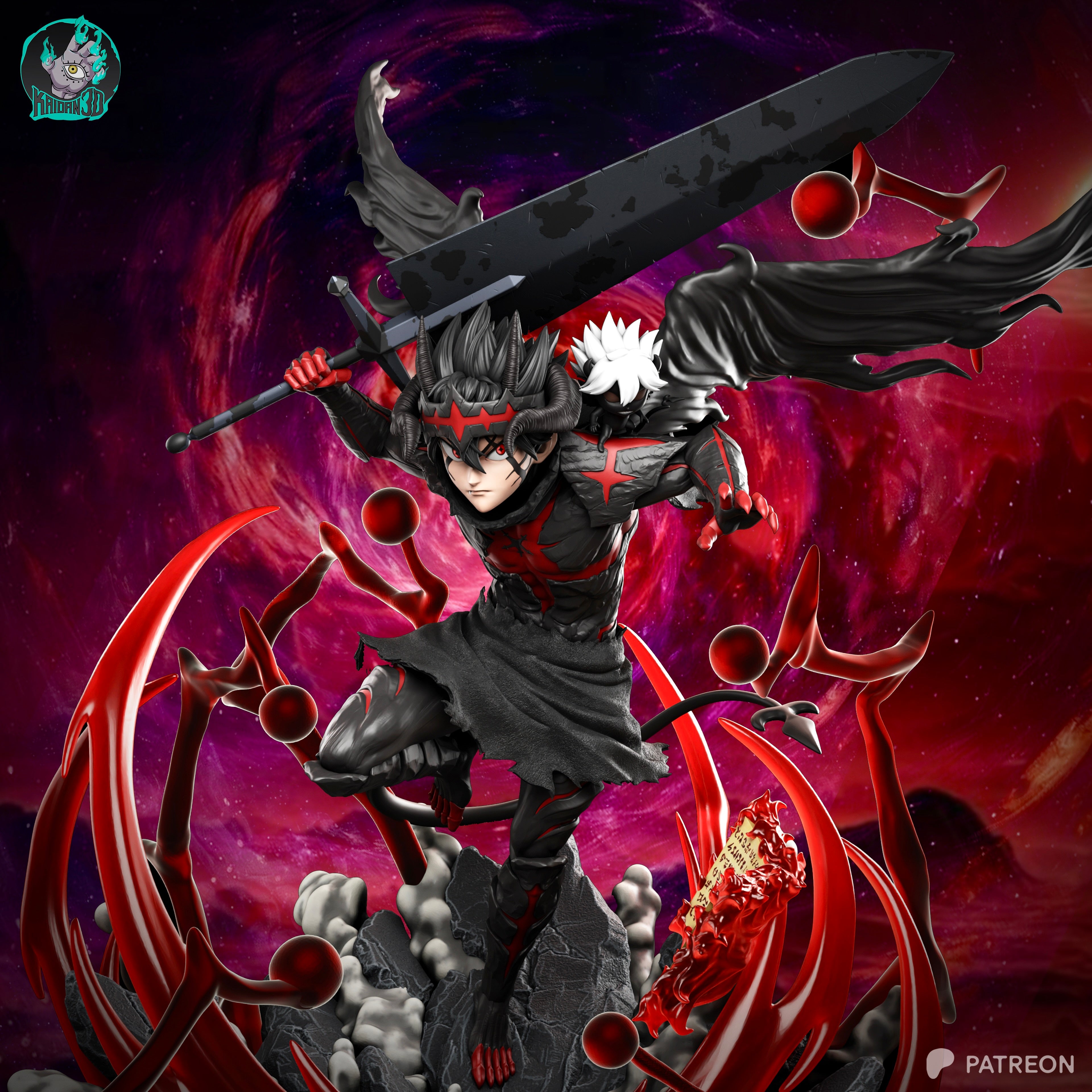 Anti-Magic Prodigy - Maximum Detailed 16K Resin Statue