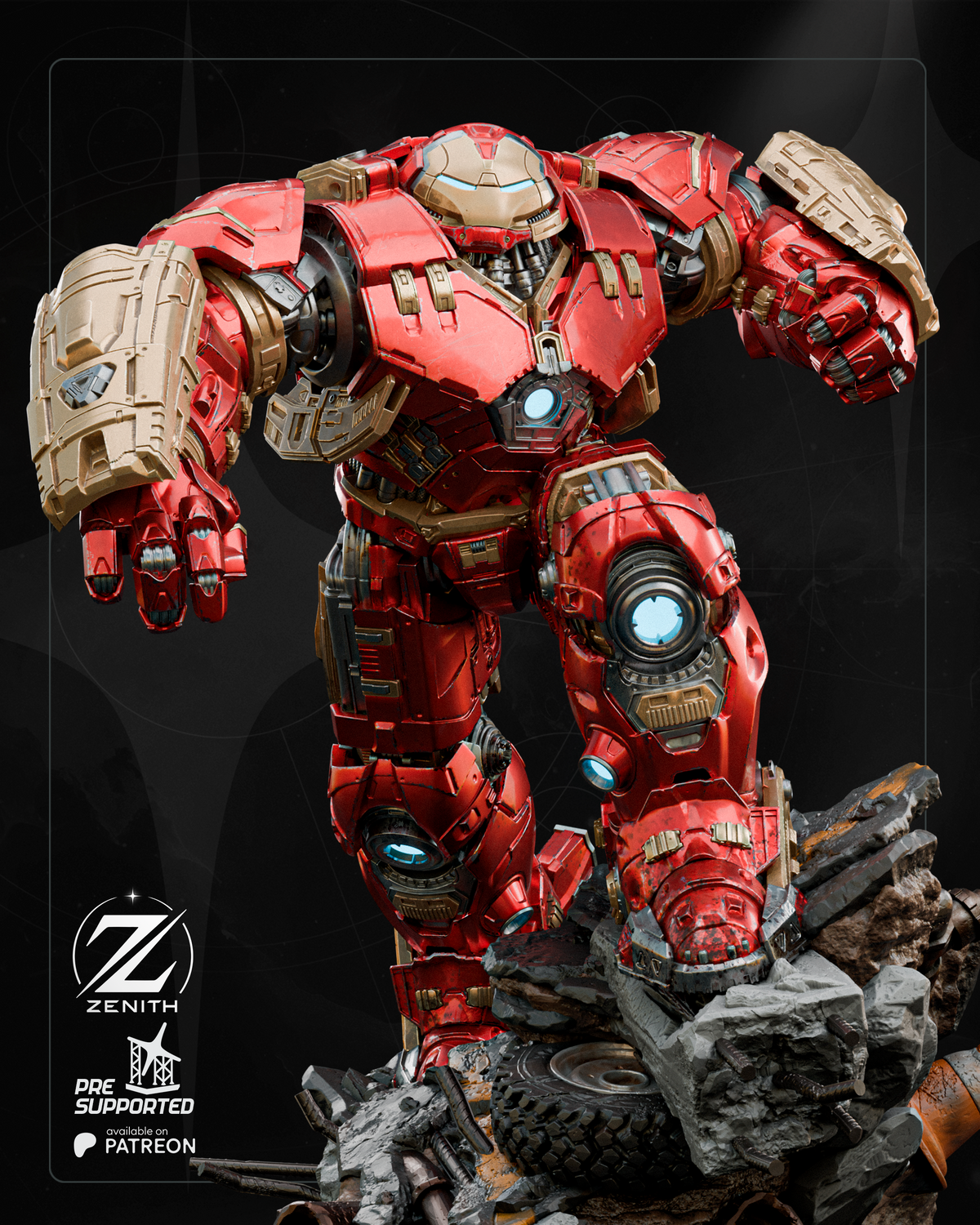 The Iron Behemoth - Maximum Detailed 16K Resin Statue