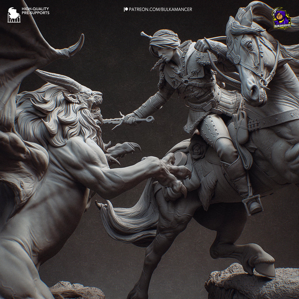 Hunt In The Wilds - Maximum Detailed 16K Resin Statue