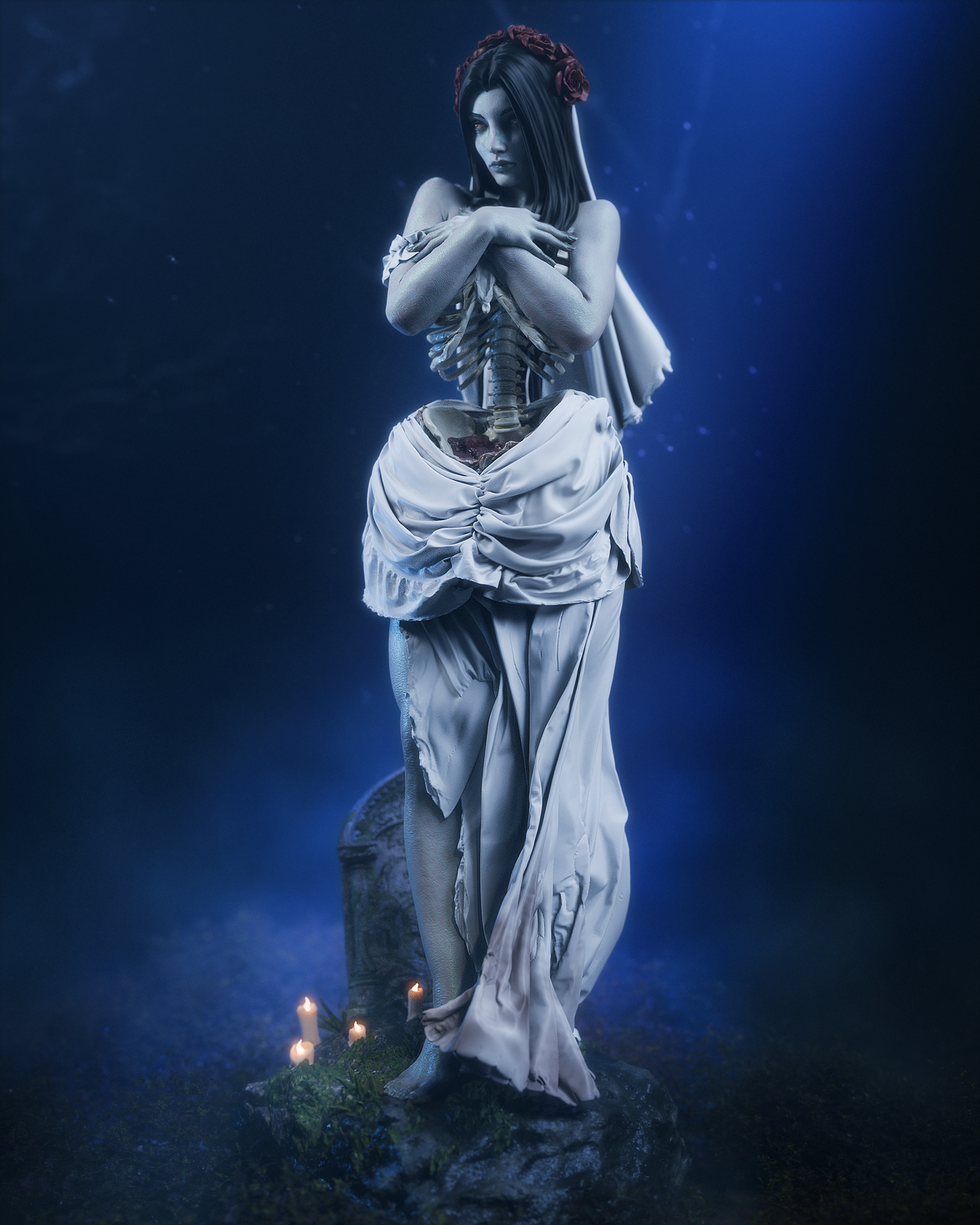 The Undead Bride - Maximum Detailed 16K Resin Statue