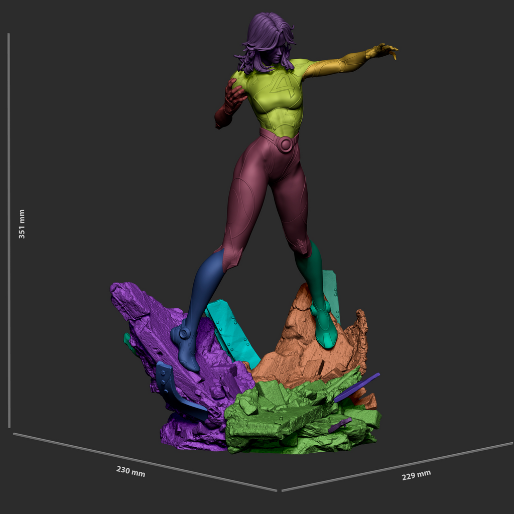 Hidden Radiance - Maximum Detailed 16K Resin Statue