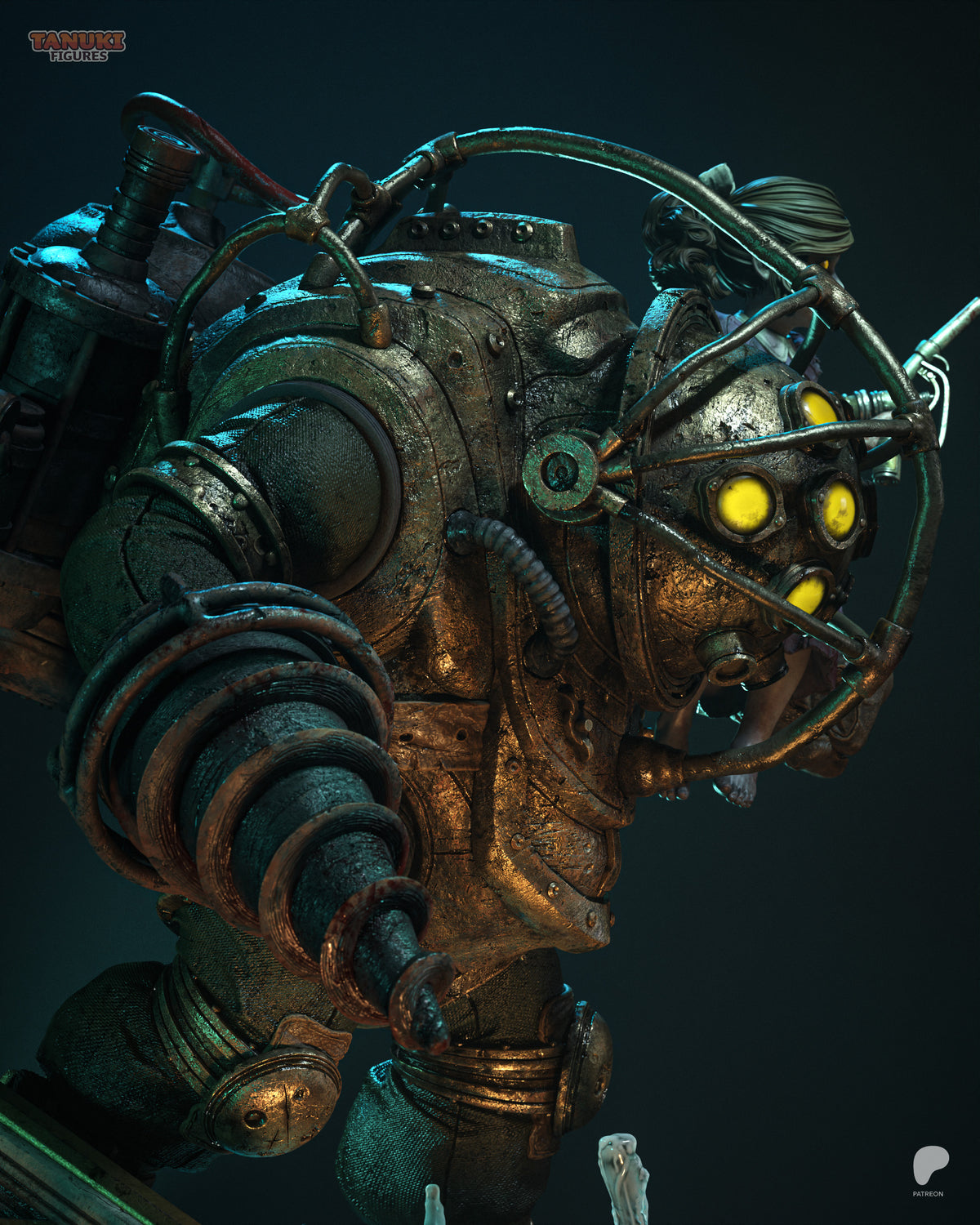 Bound By Rapture - Maximum Detailed 16K Resin Statue