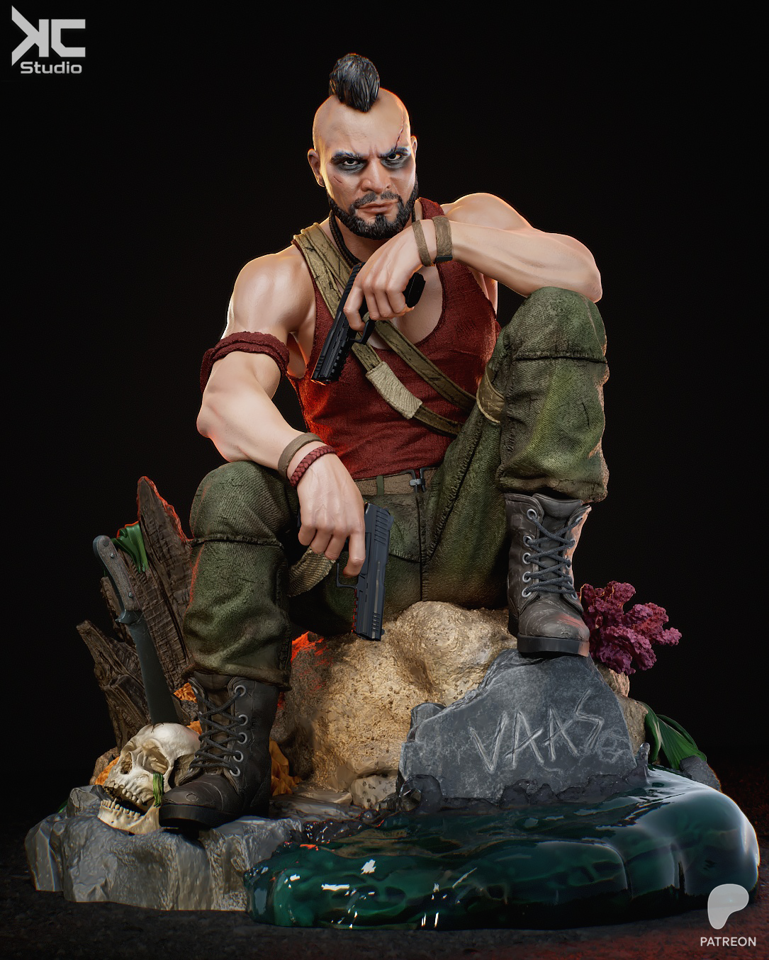 Insanity Unleashed - Maximum Detailed 16K Resin Statue