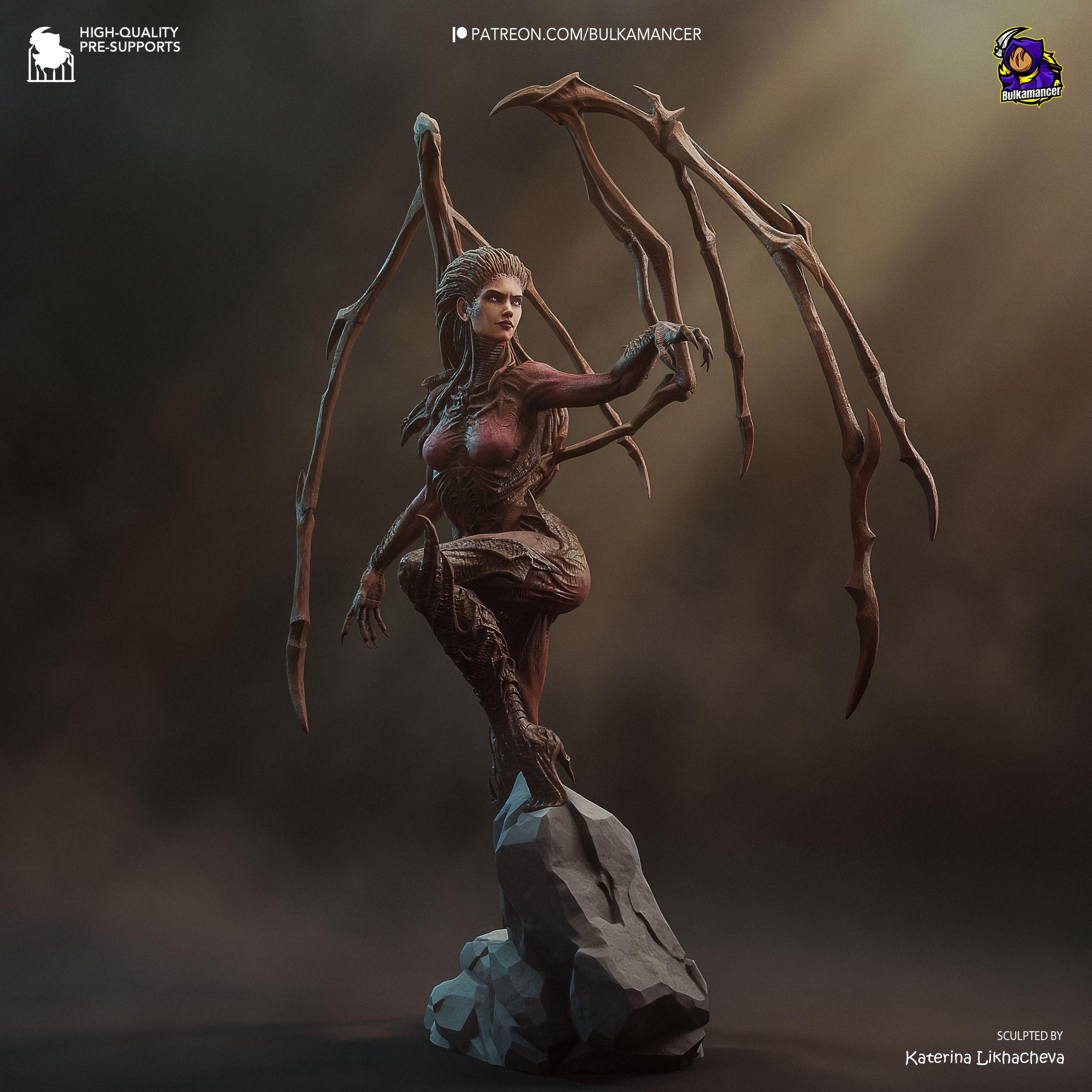 The Red Empress - Maximum Detailed 16K Resin Statue