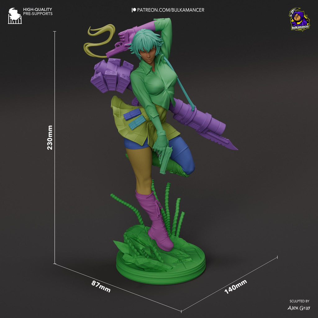 The Bullet-Bound - Maximum Detailed 16K Resin Statue