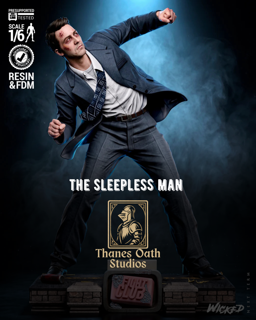 The Sleepless Man - Maximum Detailed 16K Resin Statue