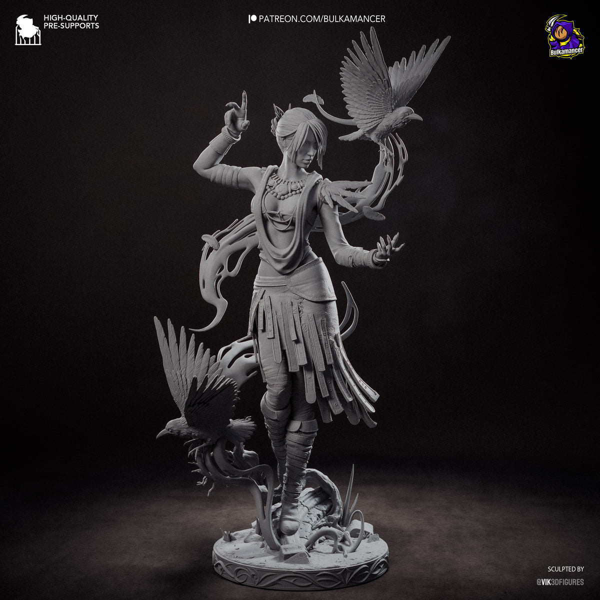 Witch Of The Wilds - Maximum Detailed 16K Resin Statue