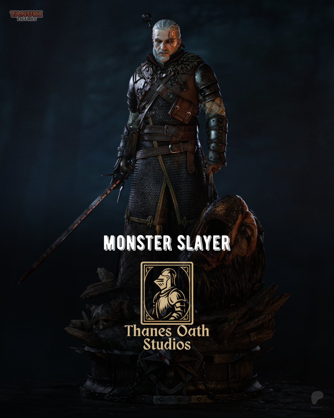 Monster Slayer - Maximum Detailed 16K Resin Statue