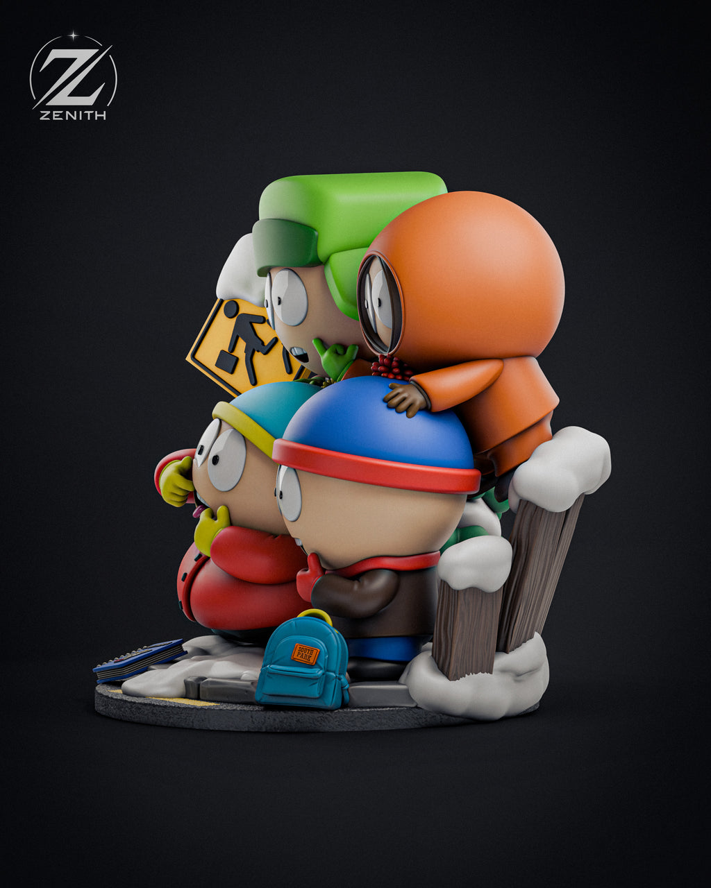 Mountain Town Mayhem - Maximum Detailed 16K Resin Statue