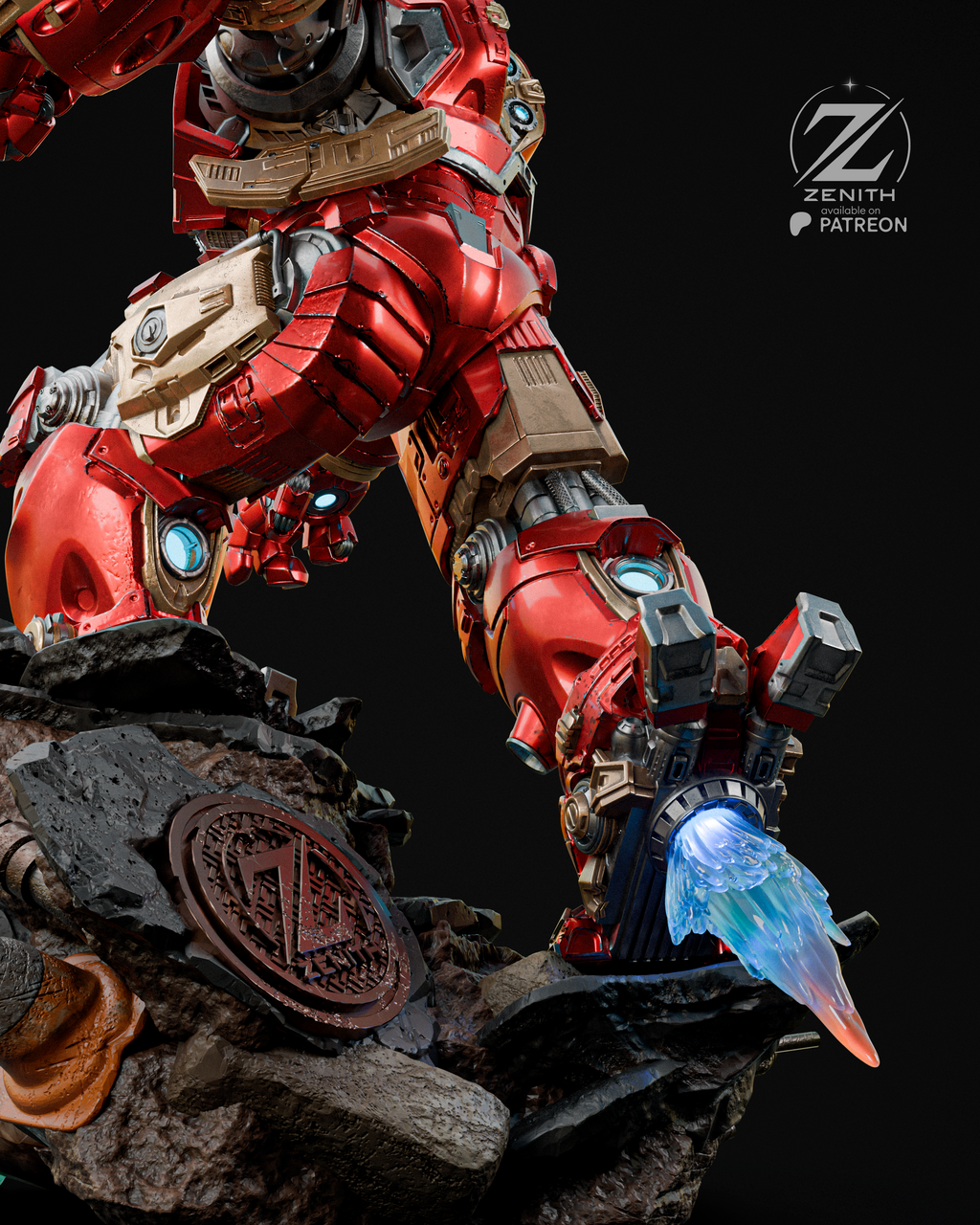 The Iron Behemoth - Maximum Detailed 16K Resin Statue