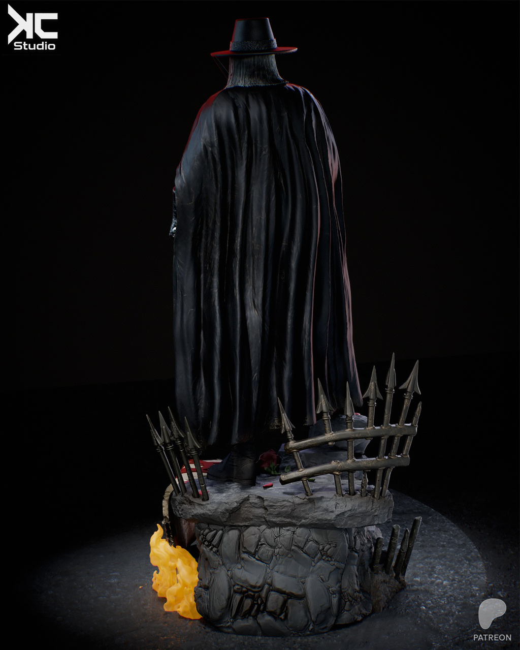 The Masked Revolutionary - Maximum Detailed 16K Resin Statue