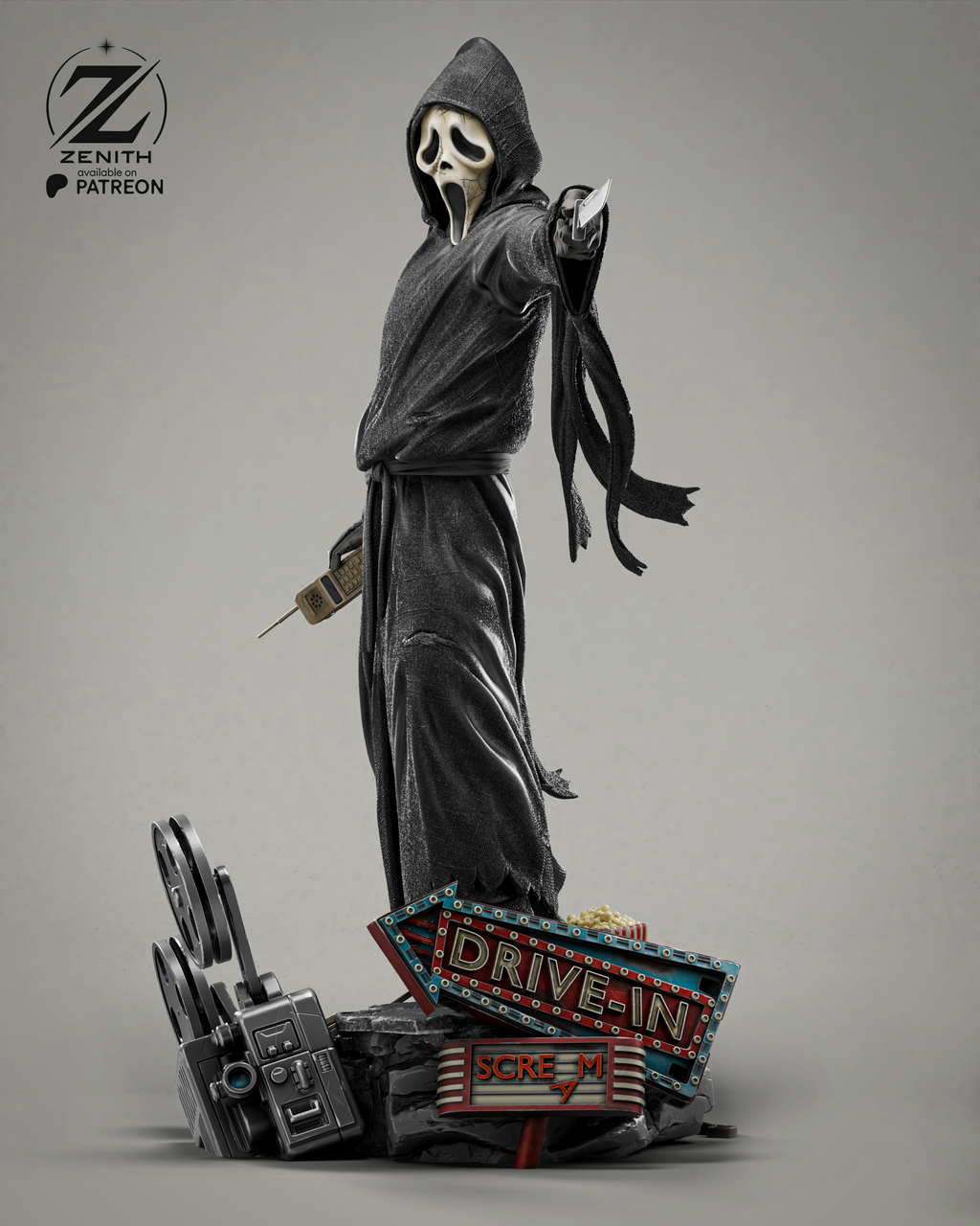 Death On The Line - Maximum Detailed 16K Resin Statue
