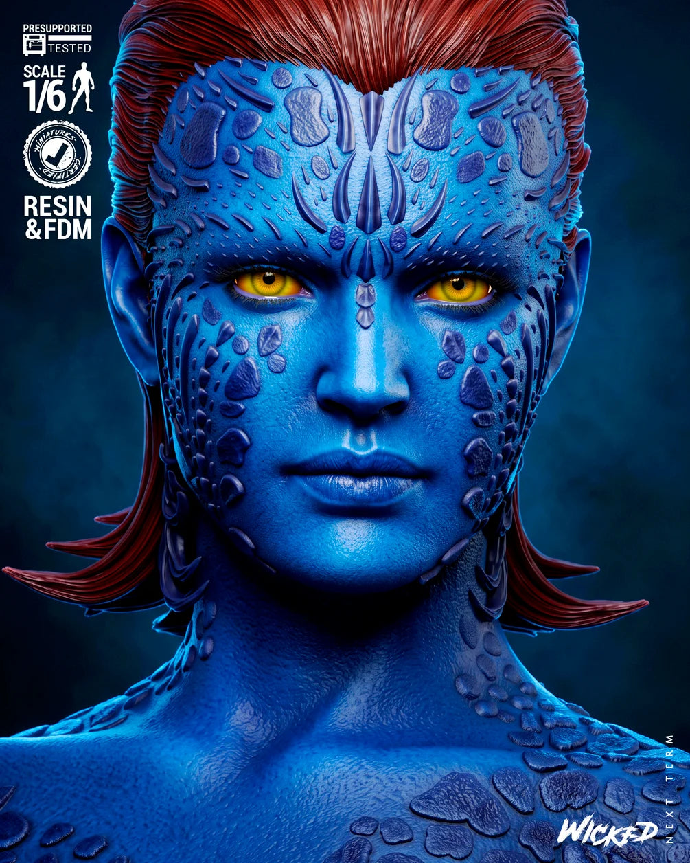 The Blue Deception - Maximum Detailed 16K Resin Statue