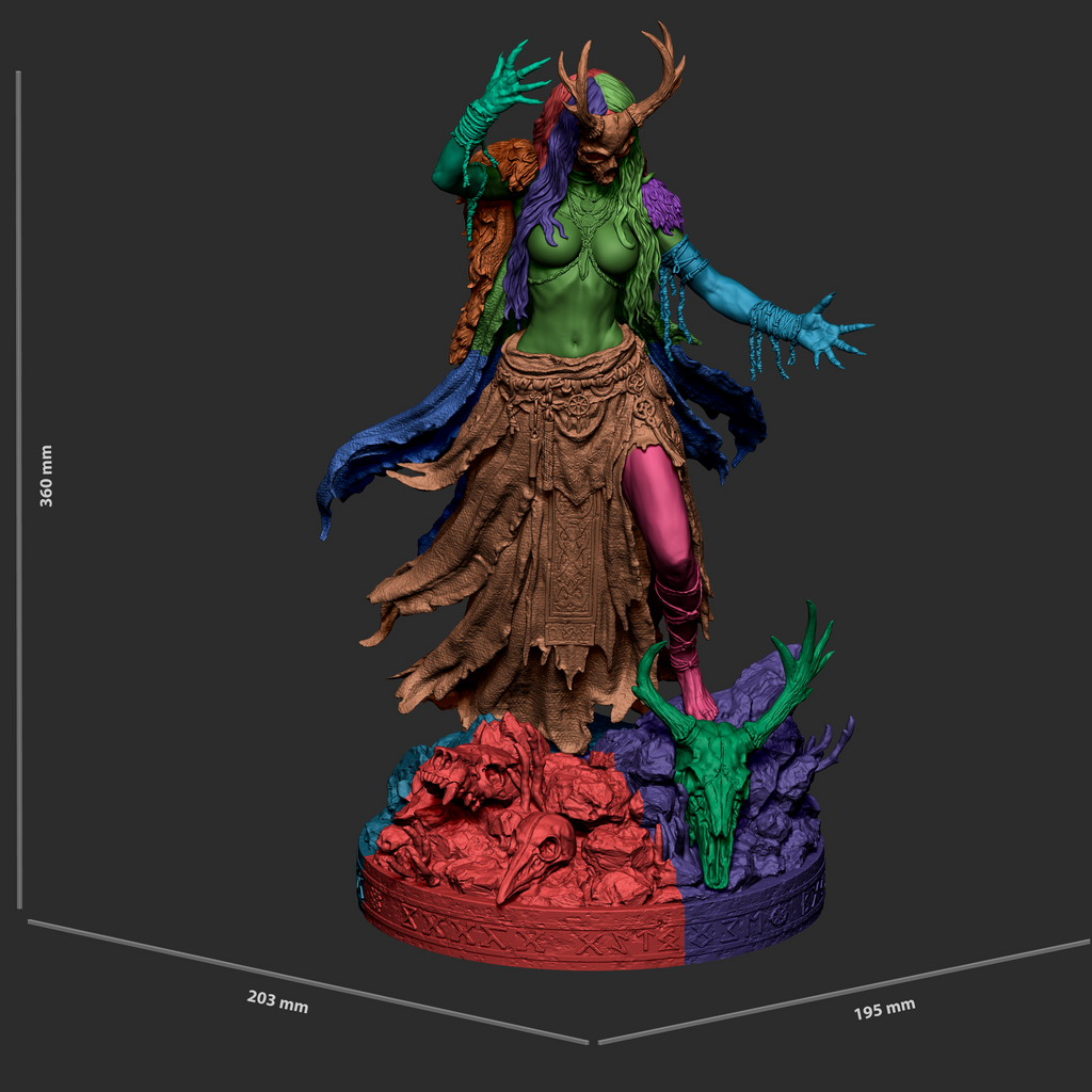 Seeress Of Fate - Maximum Detailed 16K Resin Statue