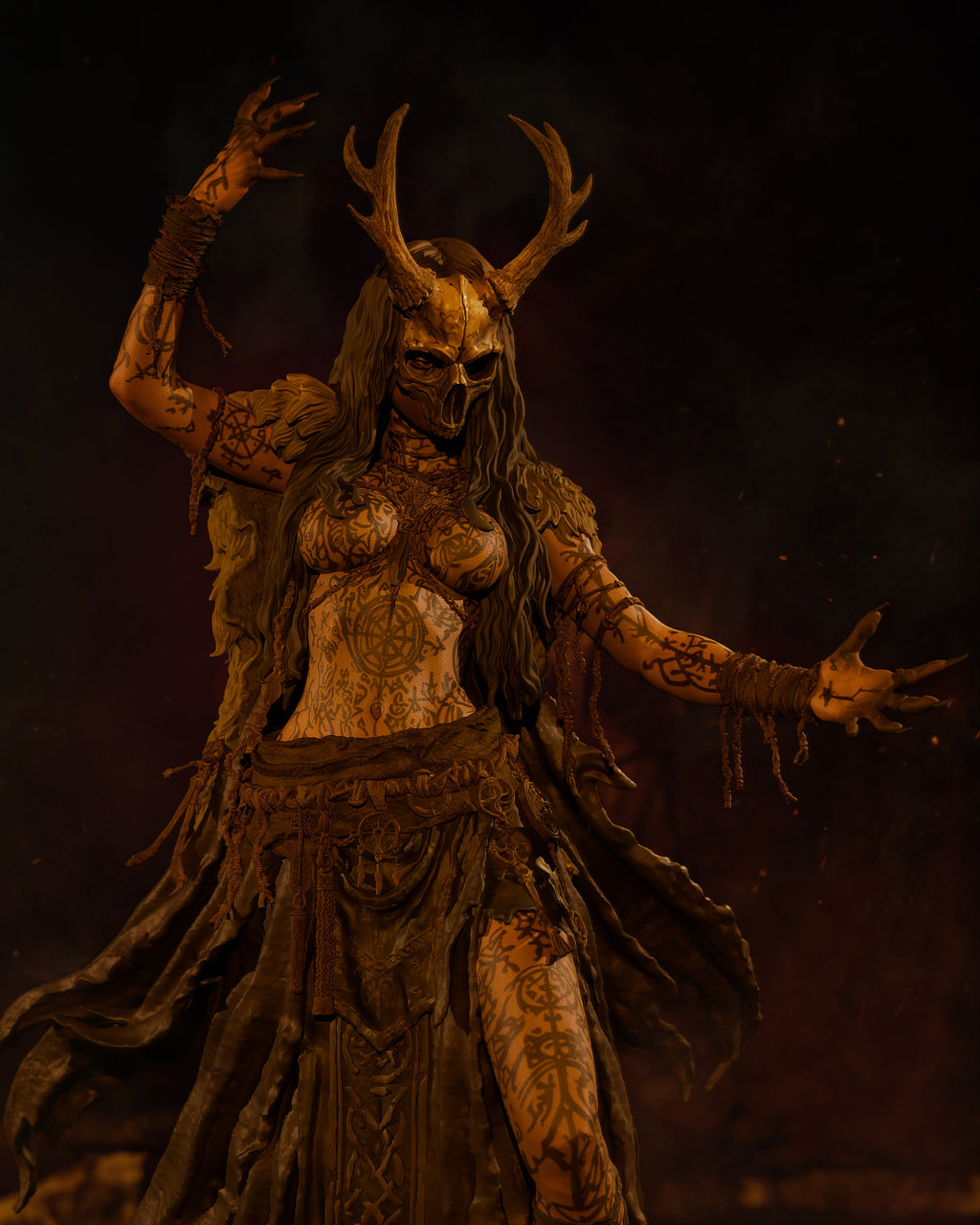 Seeress Of Fate - Maximum Detailed 16K Resin Statue
