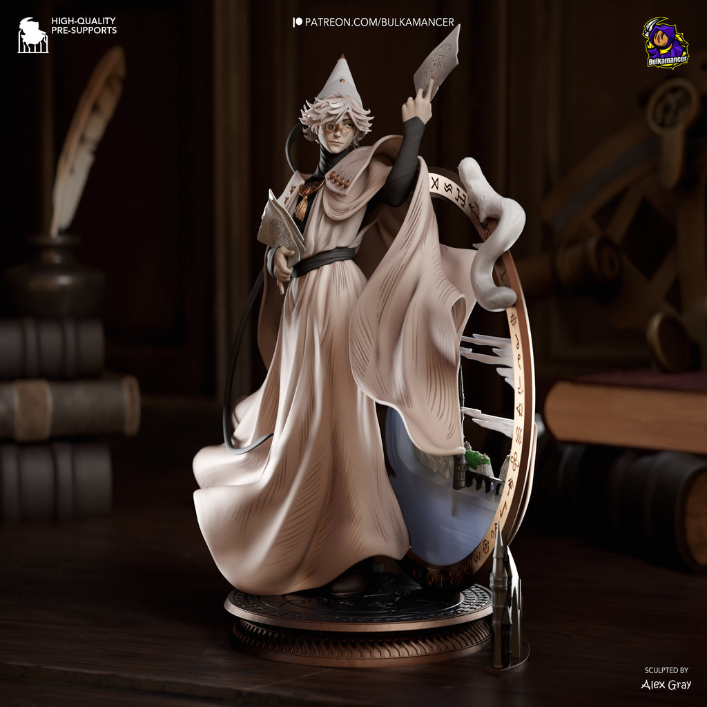 The Spellwright - Maximum Detailed 16K Resin Statue