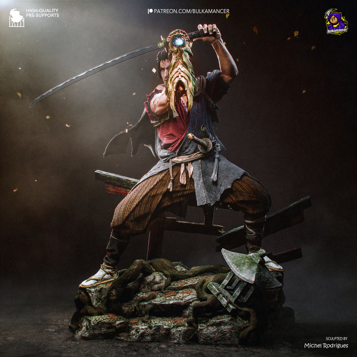 Blade Of The Oni - Maximum Detailed 16K Resin Statue
