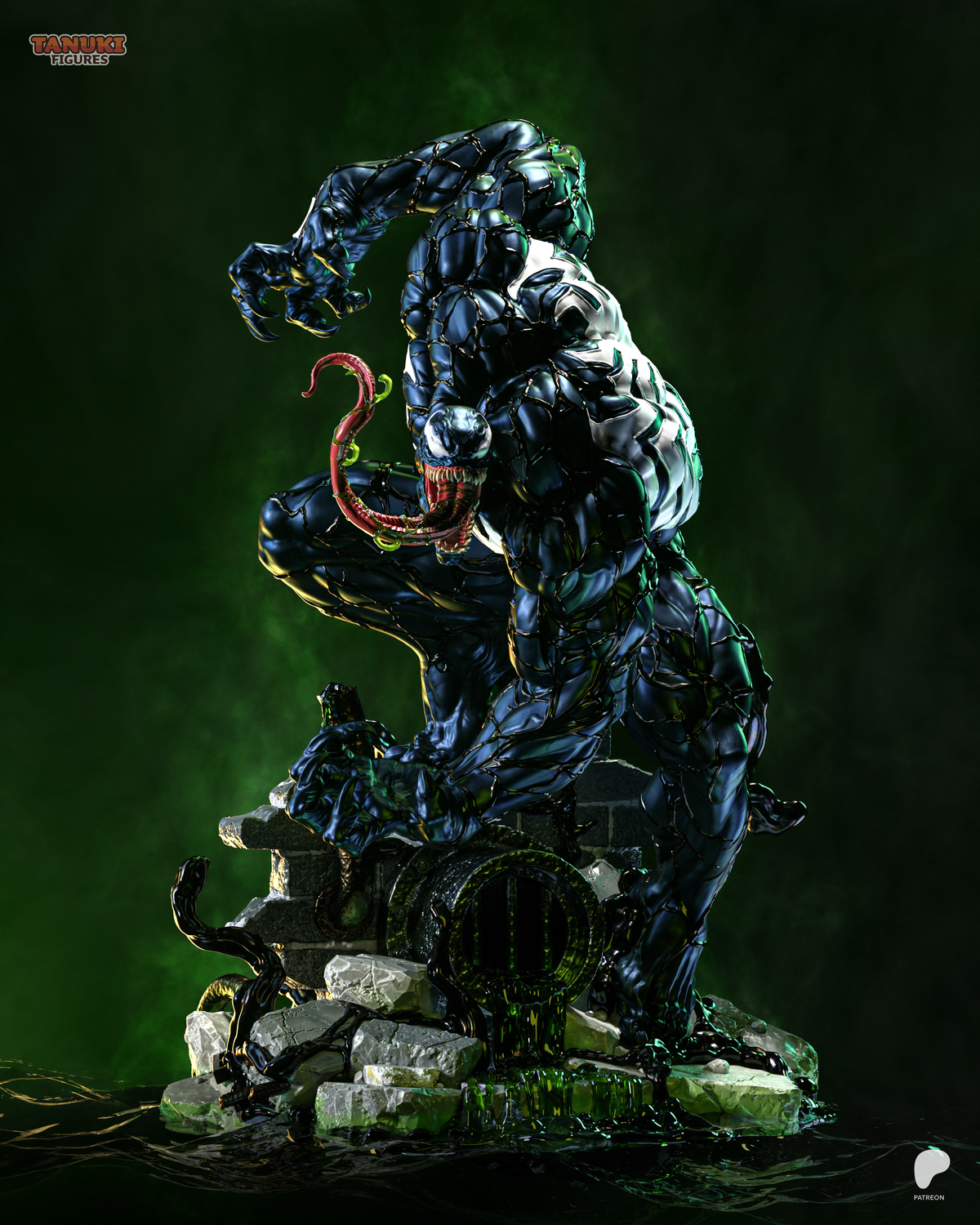Black Maw - Maximum Detailed 16K Resin Statue