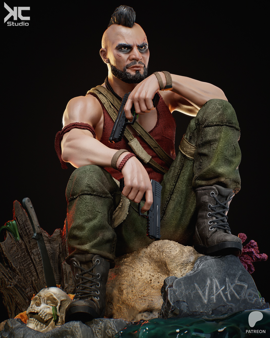 Insanity Unleashed - Maximum Detailed 16K Resin Statue