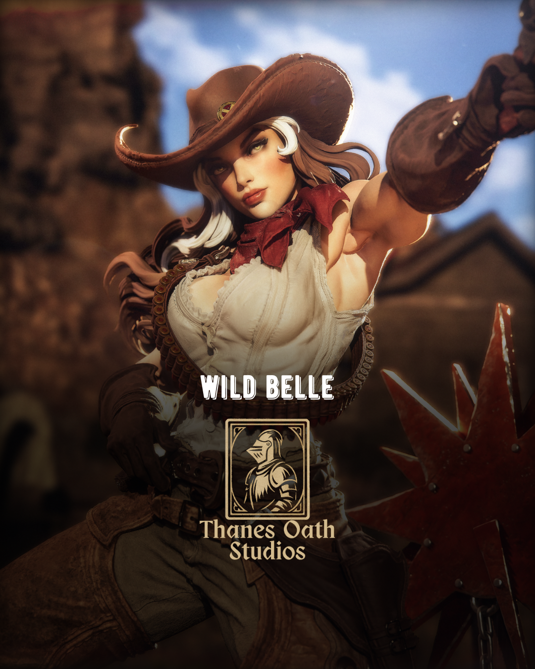 Wild Belle - Maximum Detailed 16K Resin Statue