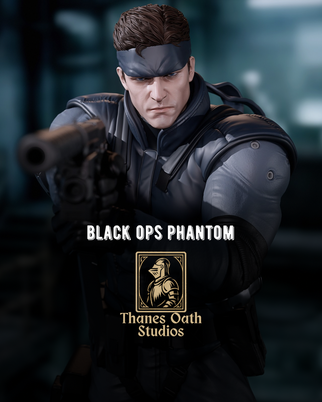 Black Ops Phantom - Maximum Detailed 16K Resin Statue