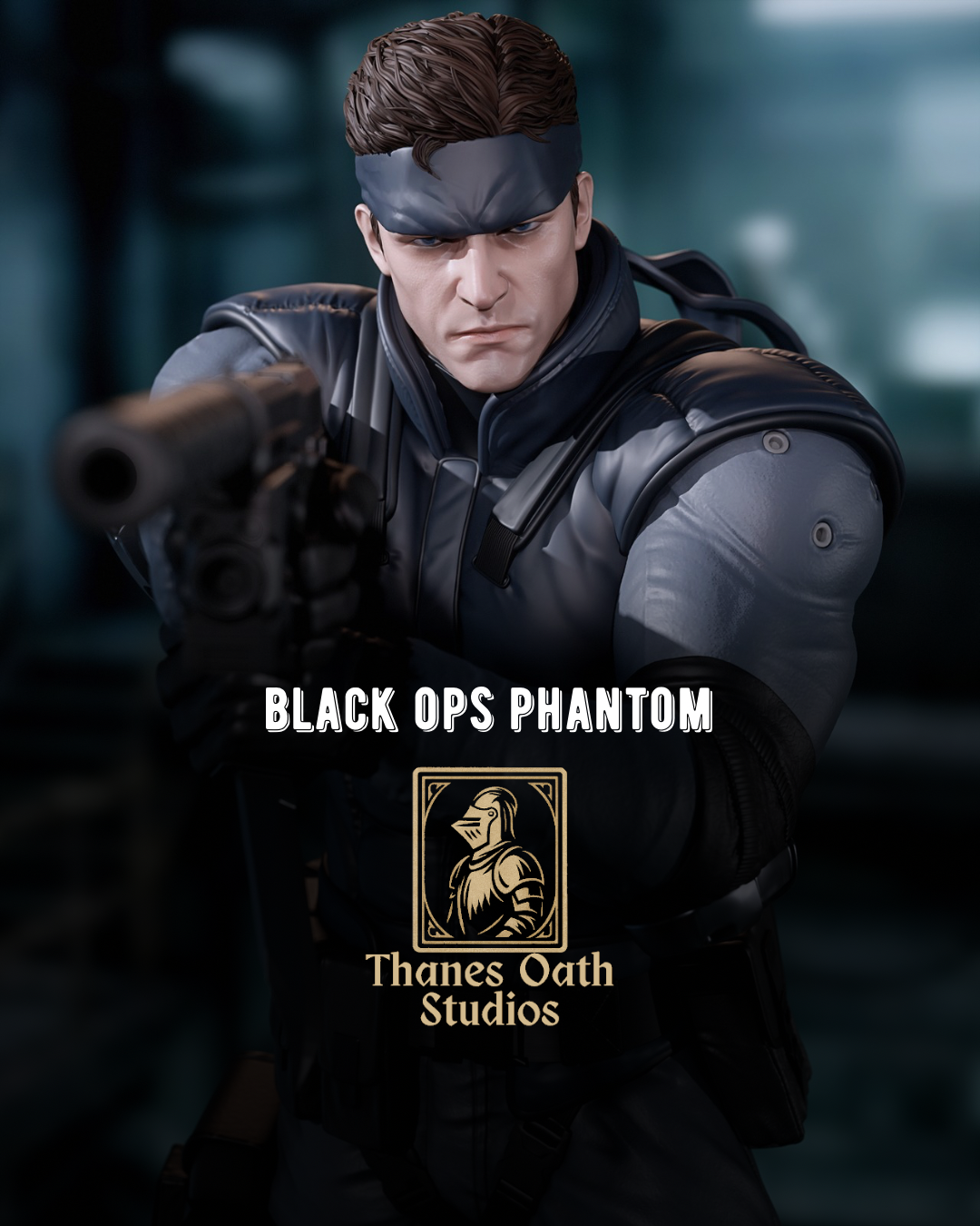 Black Ops Phantom - Maximum Detailed 16K Resin Statue
