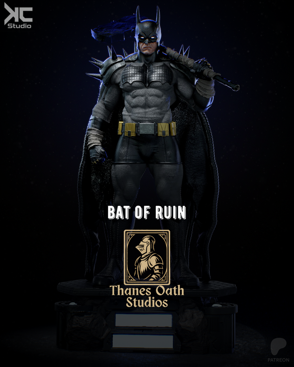 Bat Of Ruin - Maximum Detailed 16K Resin Statue