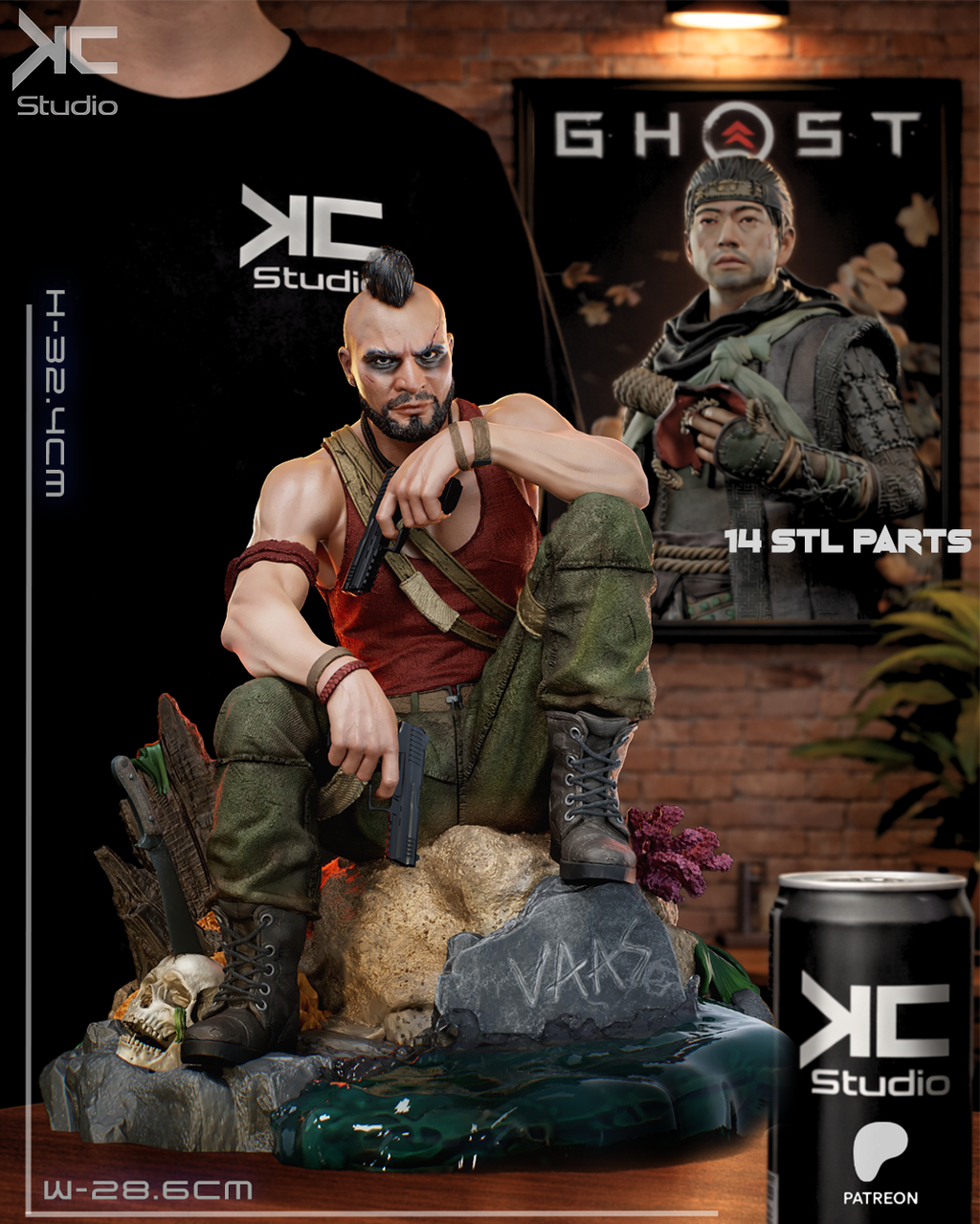 Insanity Unleashed - Maximum Detailed 16K Resin Statue