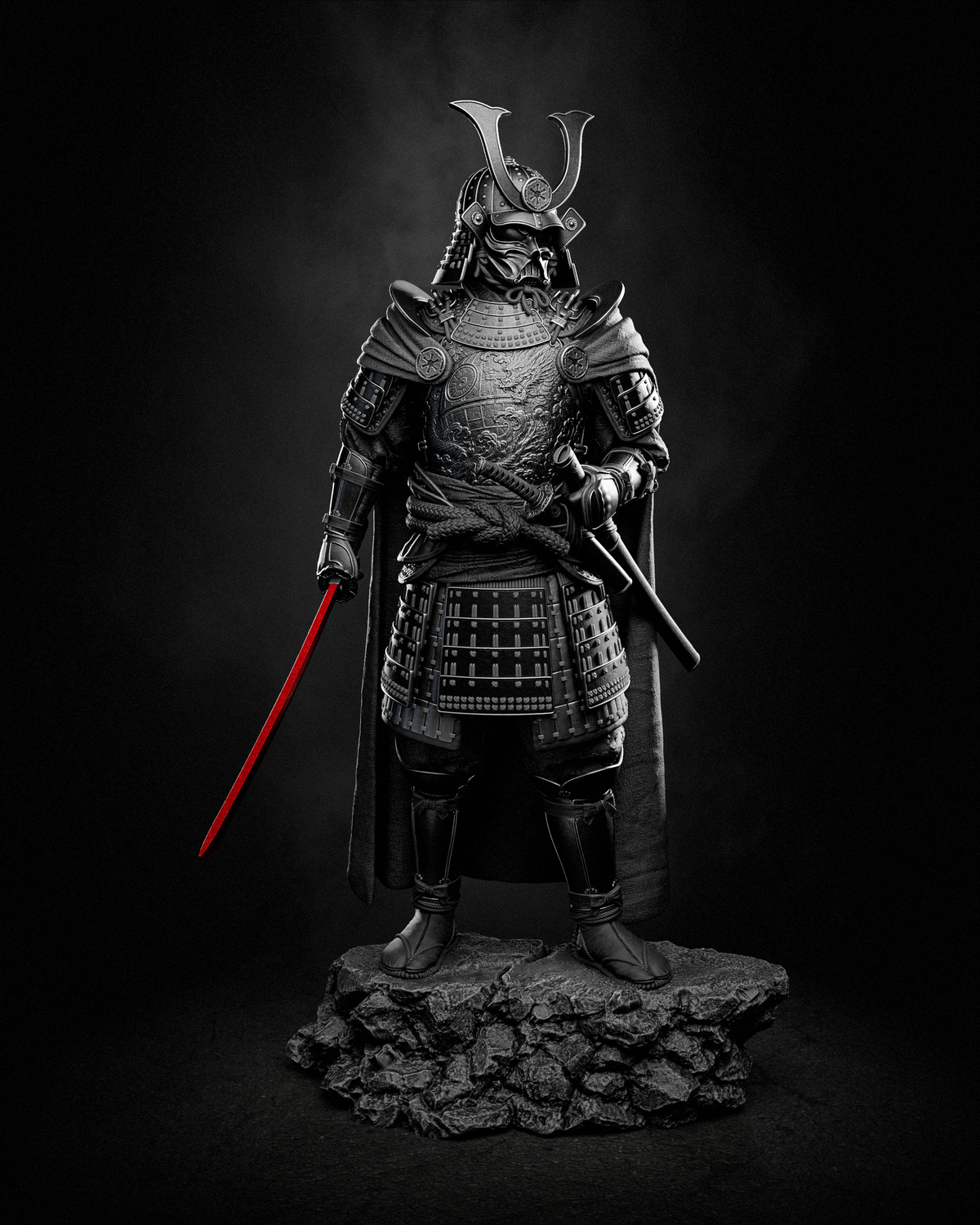 The Dark Daimyo - Maximum Detailed 16K Resin Statue