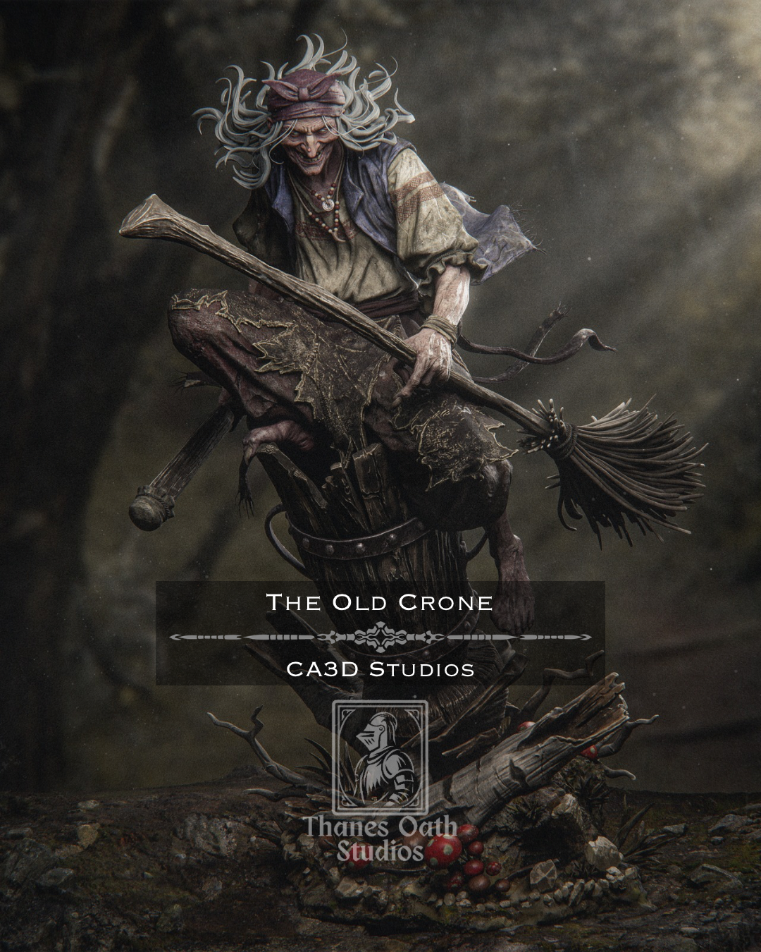 The Old Crone - Maximum Detailed 16K Resin Statue