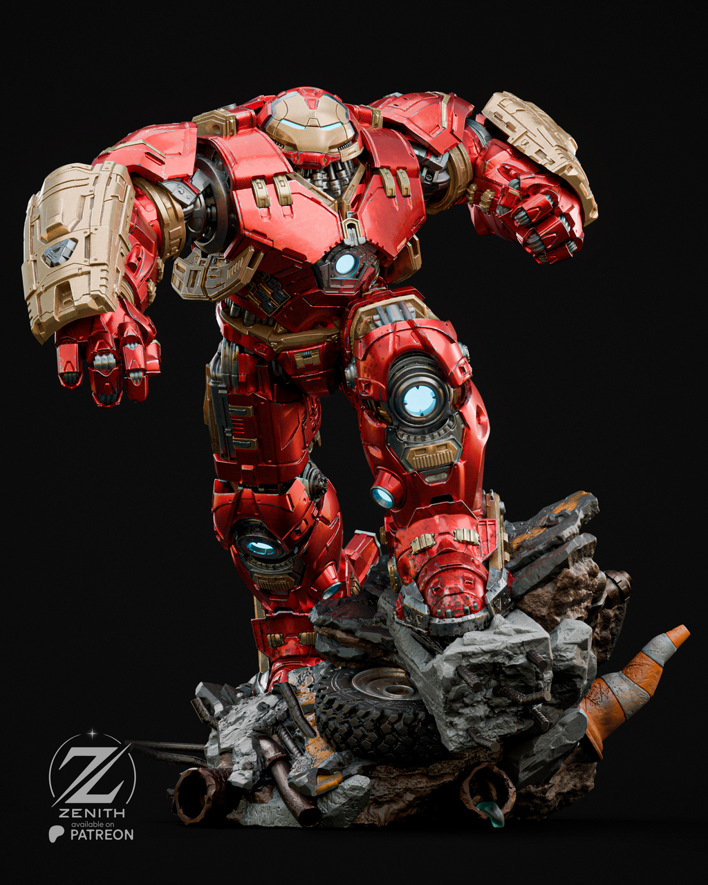 The Iron Behemoth - Maximum Detailed 16K Resin Statue